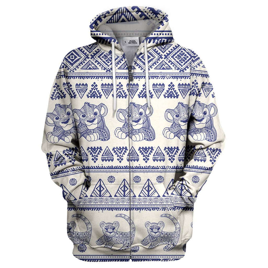 LK T-shirt Awesome Simba T-shirt High Quality DN Hoodie Sweater Tank