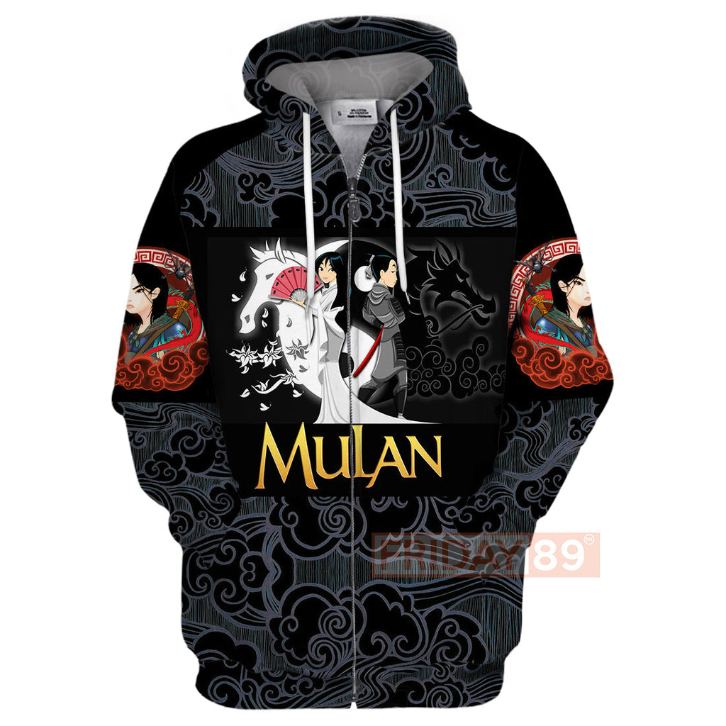 DN T-shirt Princess Mulan Beauty Art Motif Pattern 3D T-shirt Amazing DN Hoodie Sweater Tank