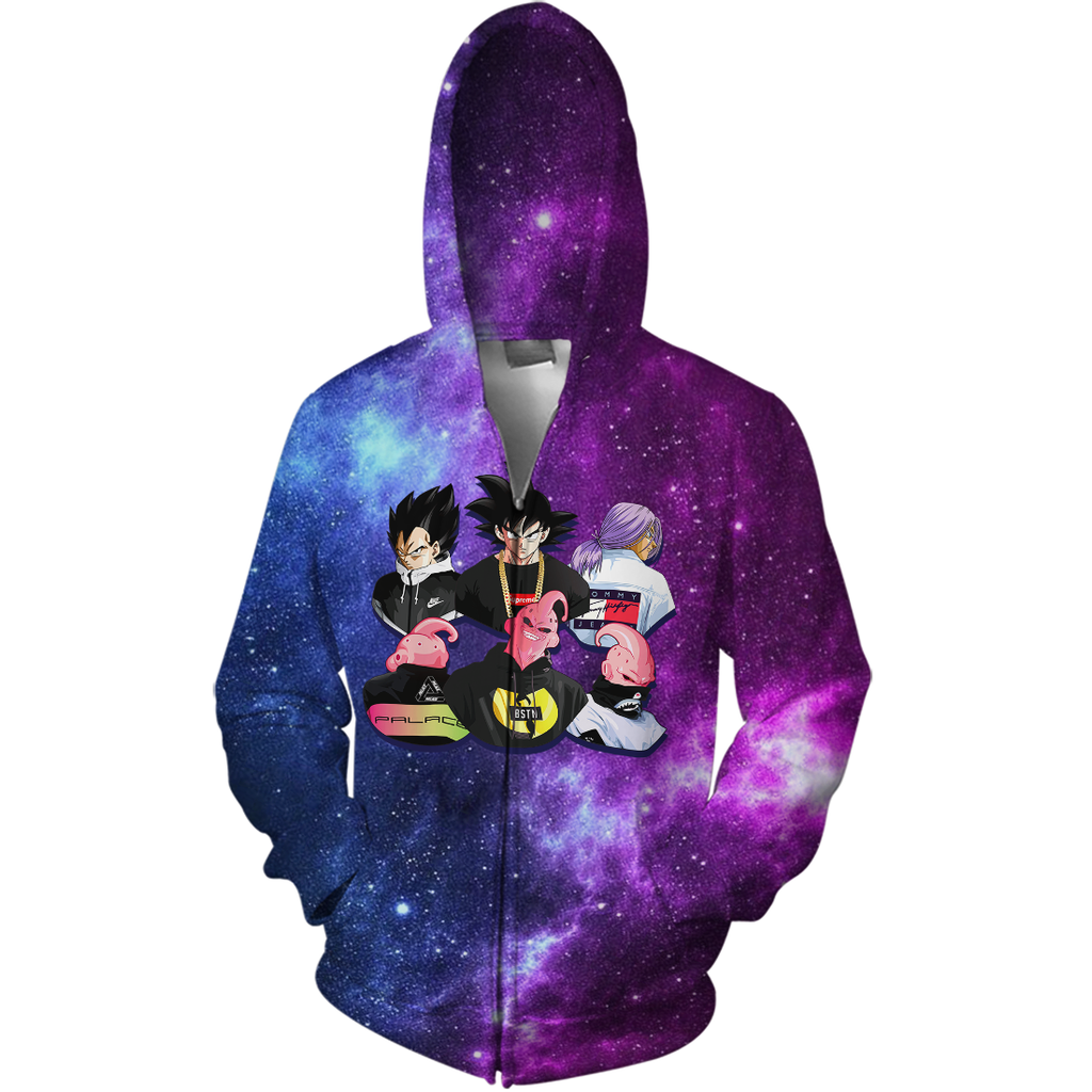  DB T-shirt Dragon Ball Squad T-shirt Awesome DB Hoodie Sweater Zip 