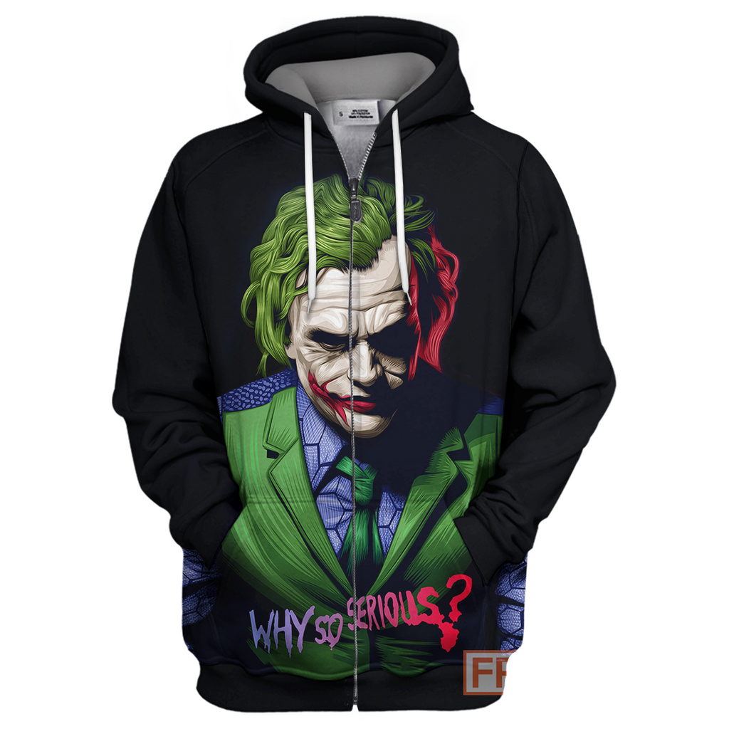  DC Joker Hoodie Why So Serious  Hoodie Straight Outta Gotham Hoodie Amazing DC Joker Shirt Sweater Tank