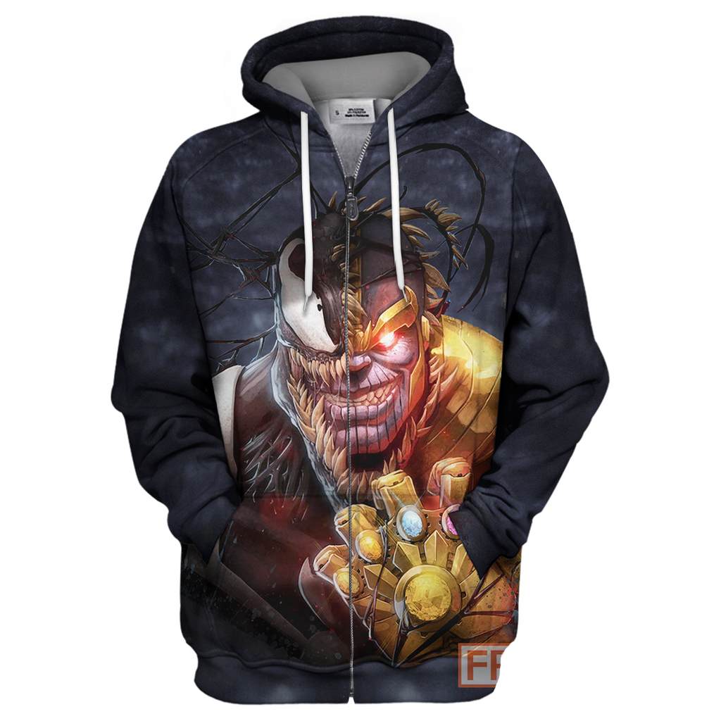  MV Hoodie Venom Thanos Hoodie Tshirt Venom T-shirt Venom MV Shirt Sweater Tank 