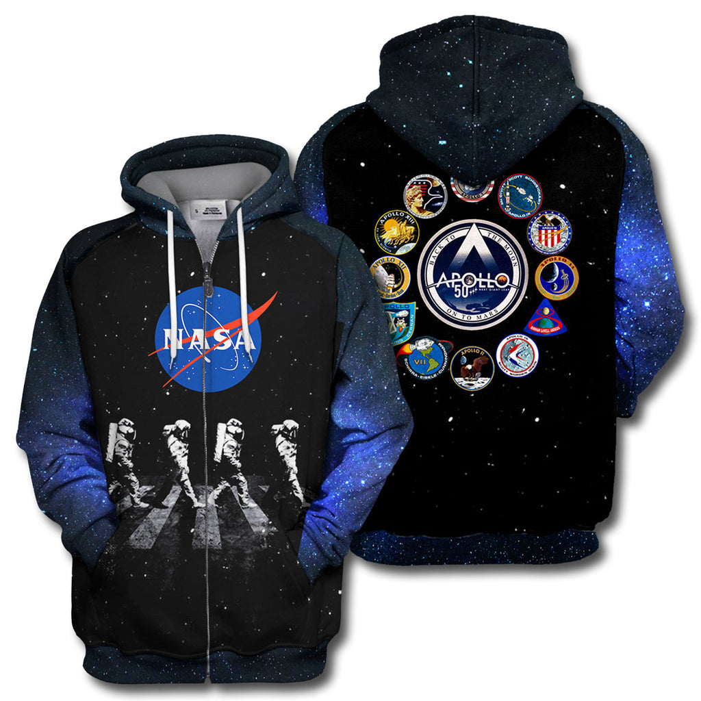  NASA T-shirt Apollo 11 Walking Astronauts T-shirt Amazing NASA Hoodie Sweater Tank 2026