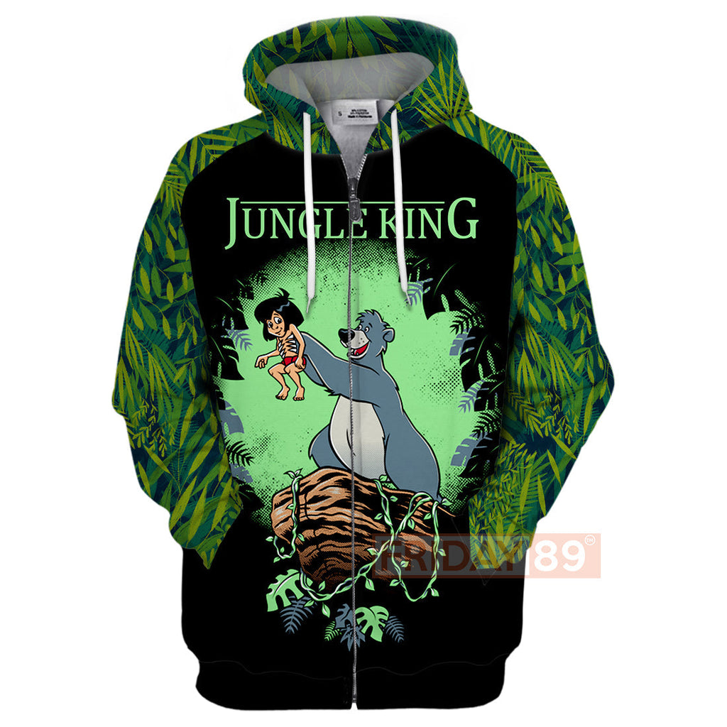 Jungle Book T-shirt Jungle King The Jungle Book Art 3D Print T-shirt Awesome DN Hoodie Sweater Tank