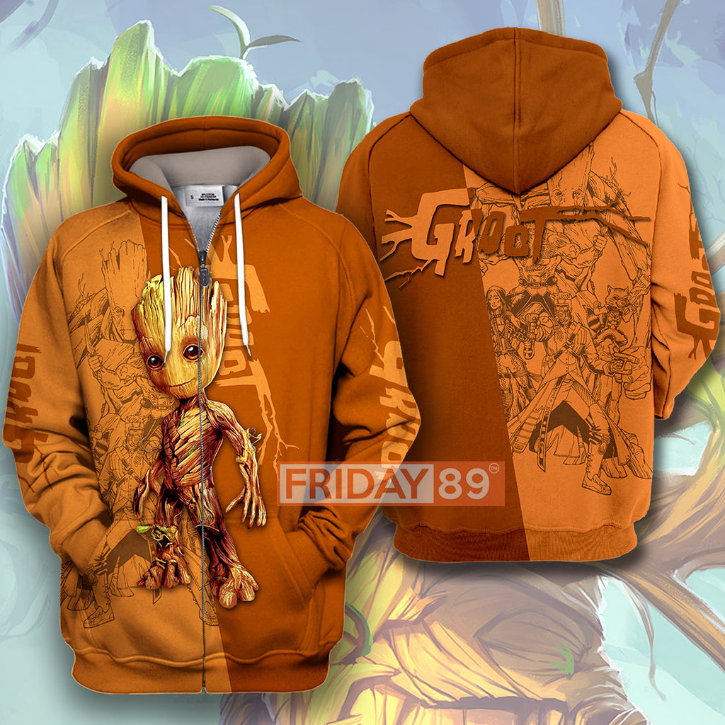  MV Hoodie GR Adorable Baby Guardians T-shirt Amazing High Quality MV Groot Shirt Sweater Tank 2026