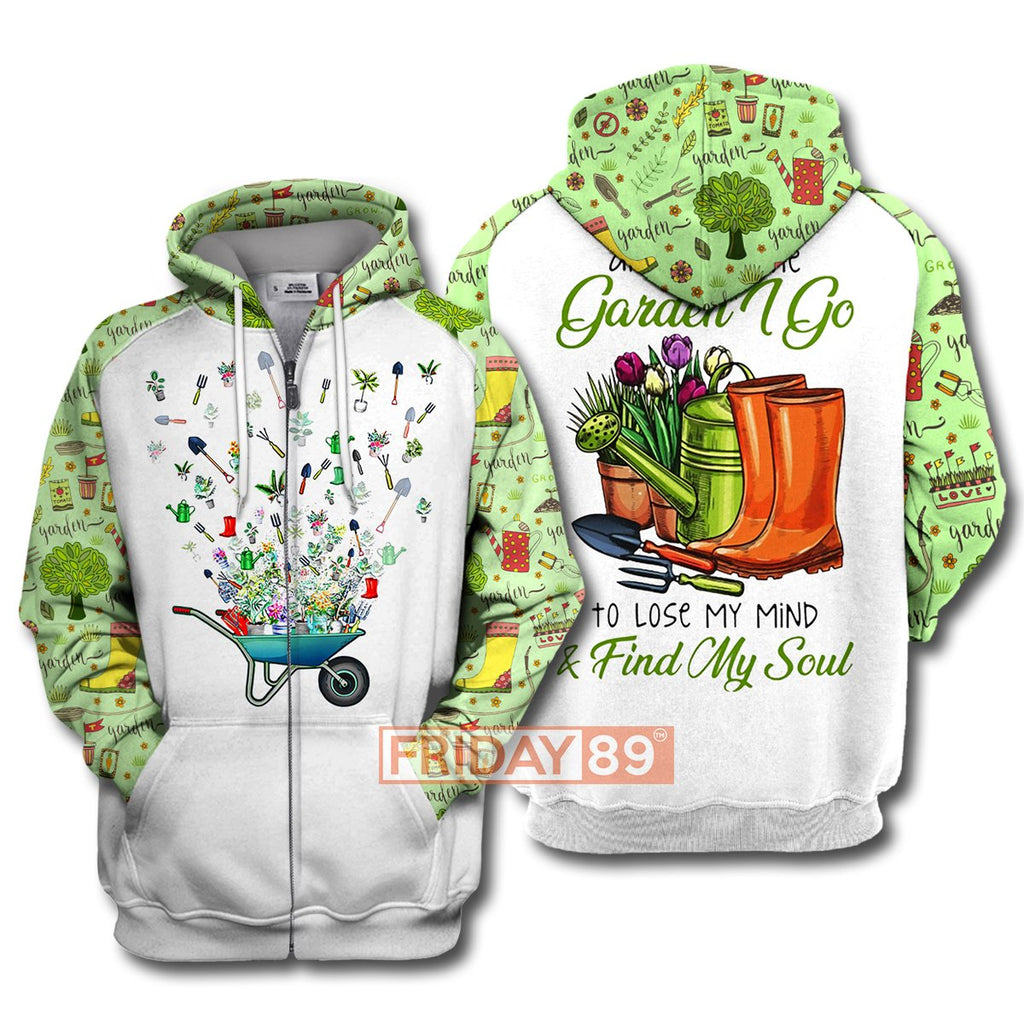 Gifury Gardening T-shirt Into The Garden I Go To Lose My Mind & Find My Soul 3D Print T-shirt Gardening Hoodie Sweater 2026