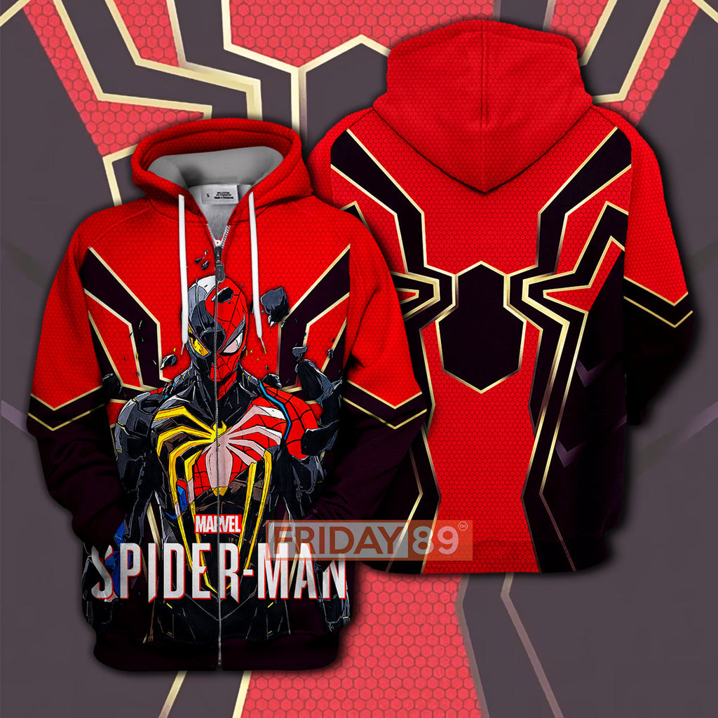  MV SM HOODIE SM SPIDER RED IN BLACK 3D PRINT HOODIE COOL HIGH QUALITY MV SM SHIRT SWEATER TANK 2026