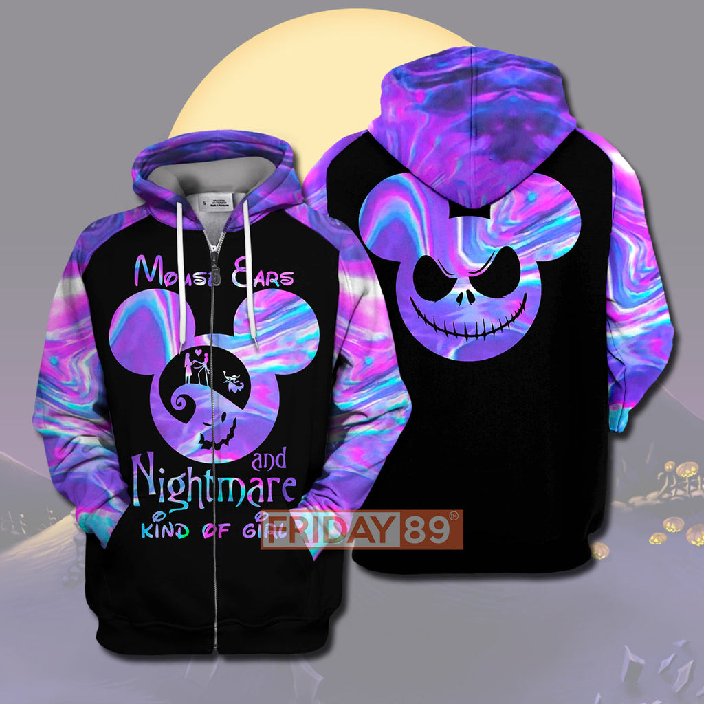 TNBC T-shirt Mouse Ears And Nightmare Kind Of Girl T-shirt DN Hoodie Sweater Tank