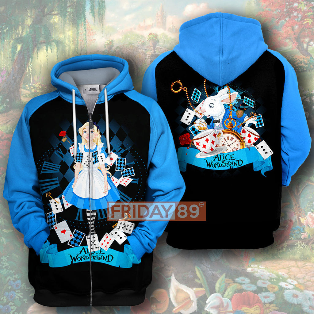 AIW T-shirt Alice Falls down The Rabbit Hole T-shirt Awesome High Quality DN Hoodie Sweater Tank