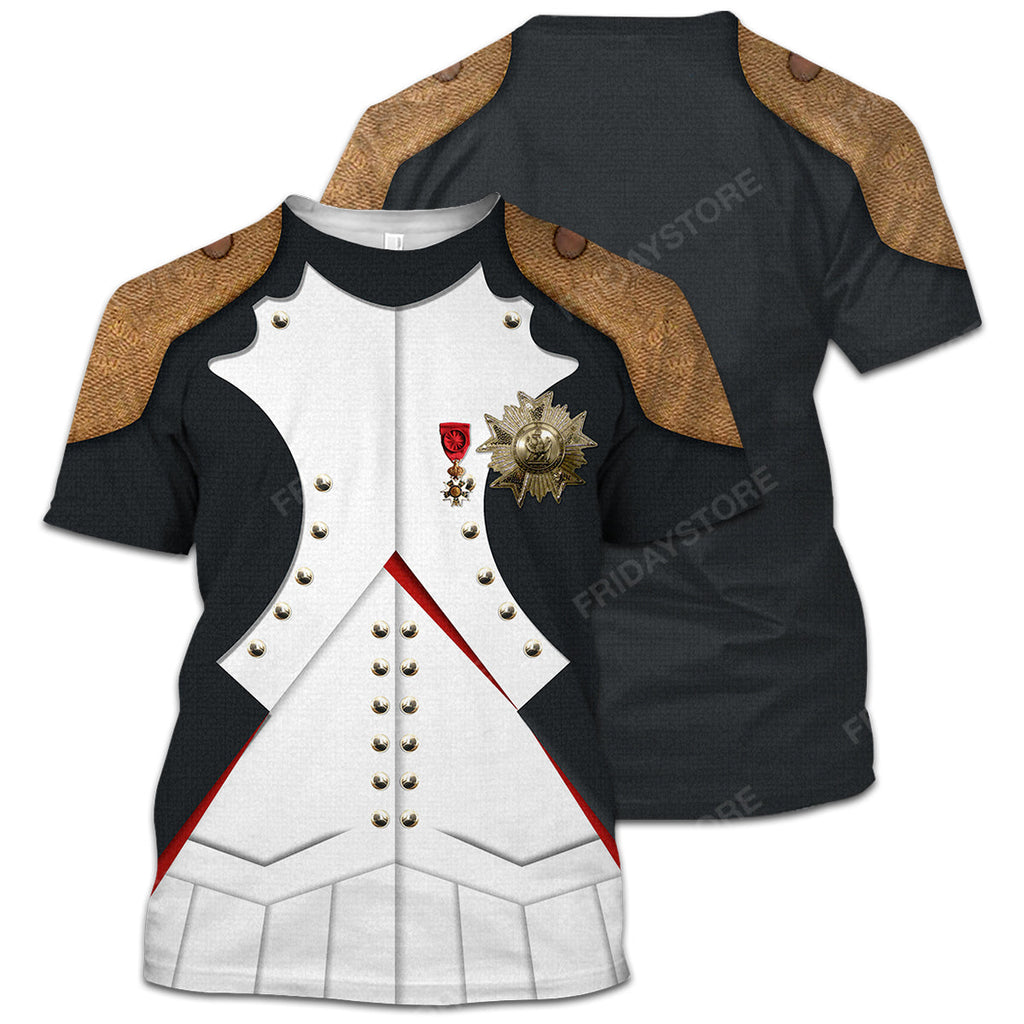 Men's Historical Hoodie Custom Napoleon Bonaparte T-shirt Hoodie
