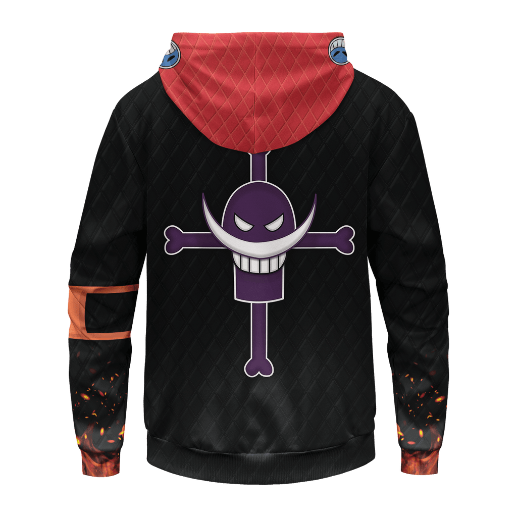  One Piece Hoodie Portgas D. Ace Costume Black Hoodie Anime Clothing  