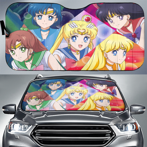 Sailor Moon Car Sun Shade Sailor Moon Characters Windshield Sun Shade