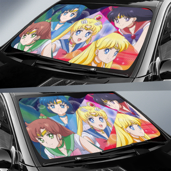 Sailor Moon Car Sun Shade Sailor Moon Characters Windshield Sun Shade