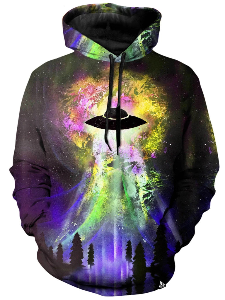 Gifury UFO Hoodie UFO Abduction Galaxy Hoodie UFO Apparel 2022