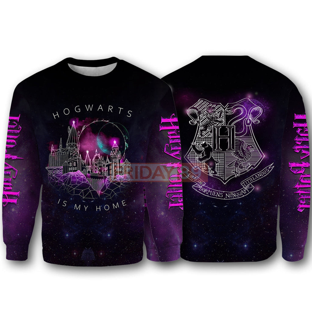  HP T-shirt HW Is My Home Geometric School of Witchcraft and Wizardry 3D Print T-shirt Cool HP Hoodie Sweater Tank 2025