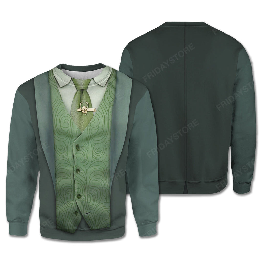  Loki T-shirt Loki New Suit Costume 3D T-shirt Loki Hoodie 