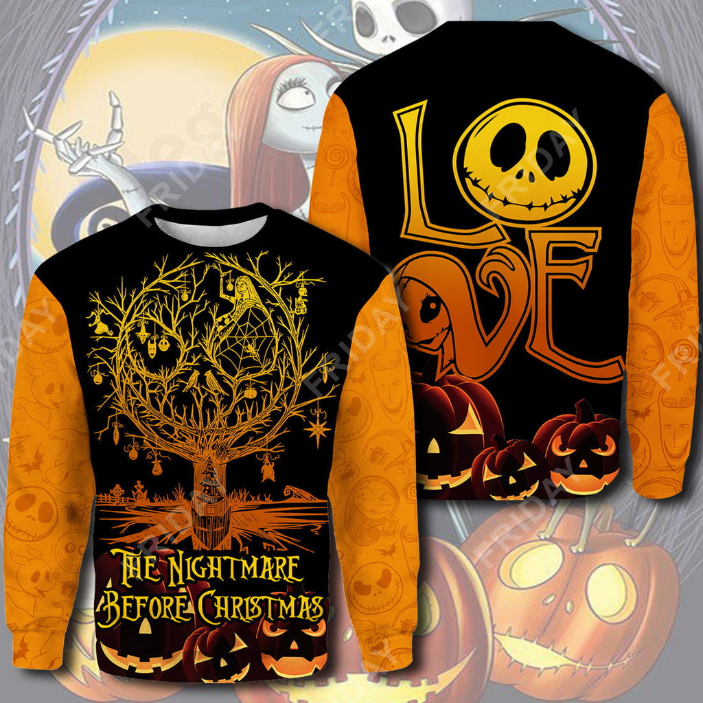  TNBC T-shirt Nightmare Halloween Tree Love T-shirt Cool Amazing  DN TNBC Hoodie Sweater Tank 