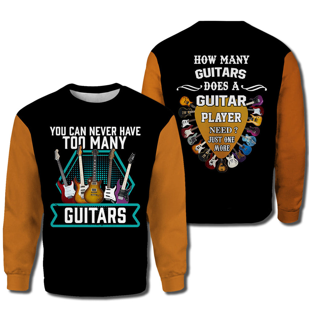 Gifury Guitars T-shirt 3D Print Guitars Quotes T-shirt Guitars Hoodie Sweater Tank 2023