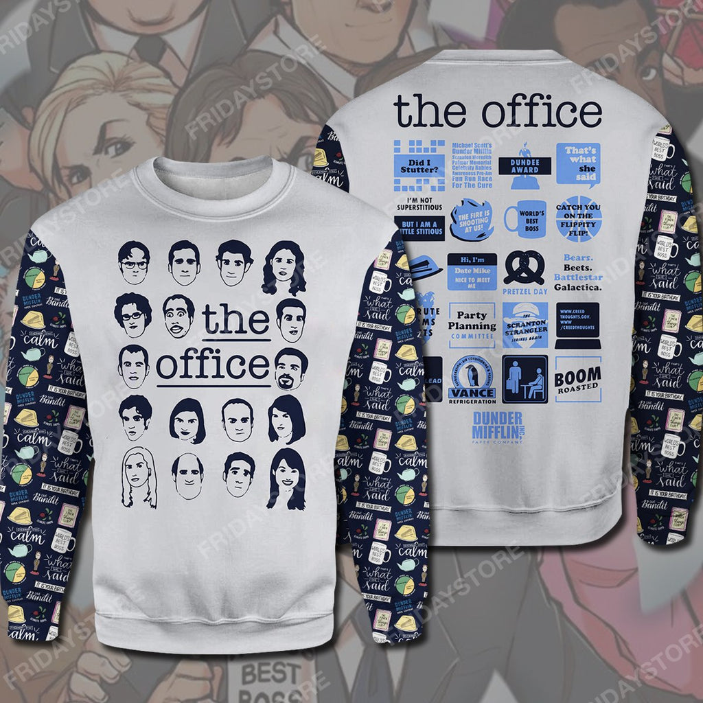 Funny The Office All Over Print Hoodie T-shirt