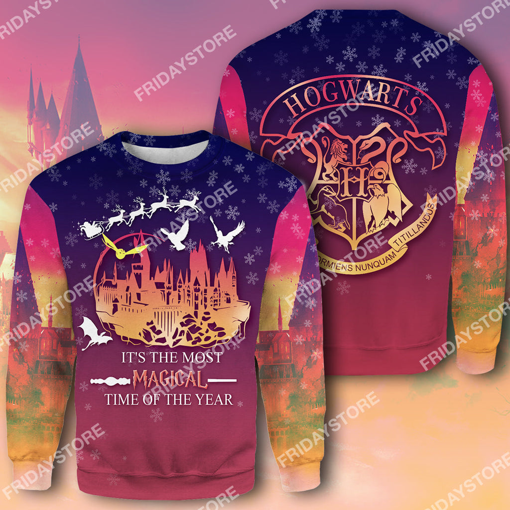  HP T-shirt It's The Most Magical Time Of The Year T-shirt Amazing High Quality HP Hoodie Sweater Tank 2024