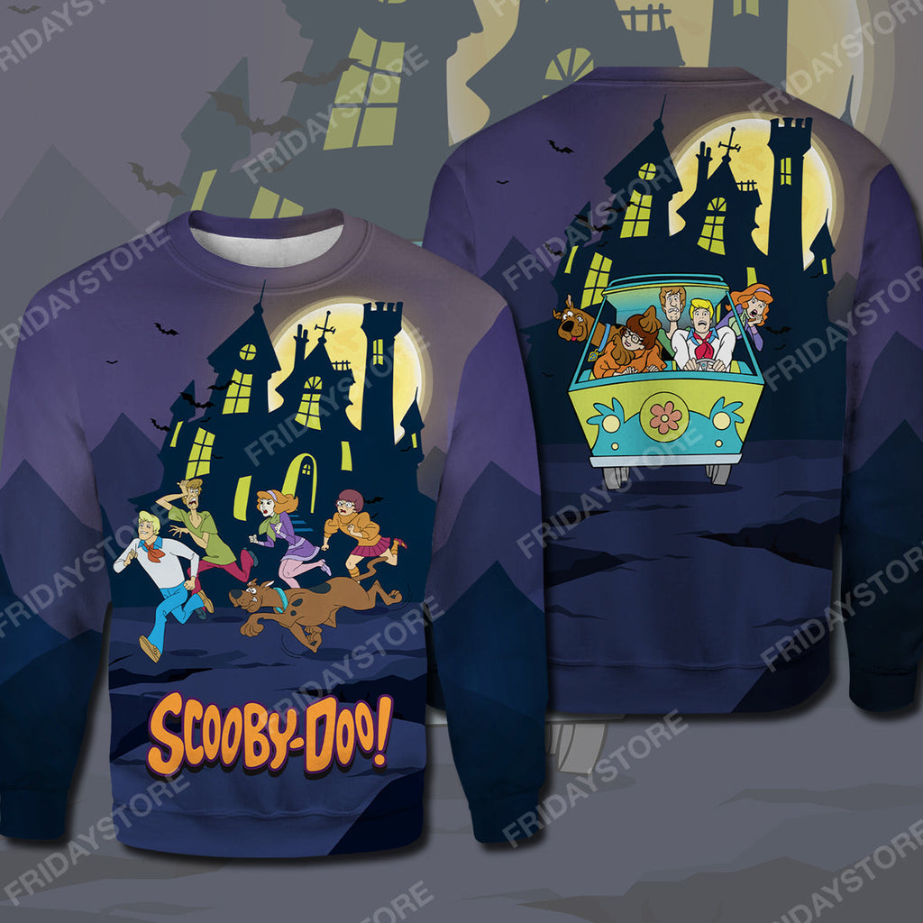 Scooby Doo Hoodie Scooby Dog And Friends Mystery Begins T-shirt High Quality Scooby Doo Shirt Sweater Tank 2023