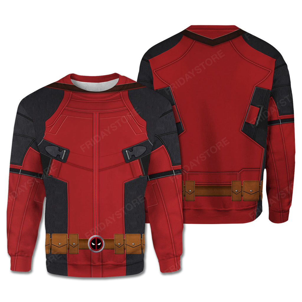  MV Hoodie DeadPool Cosplay DeadPool Costume T-shirt DP Hoodie Sweater Tank Awesome Cool Cosplay Costume 2023