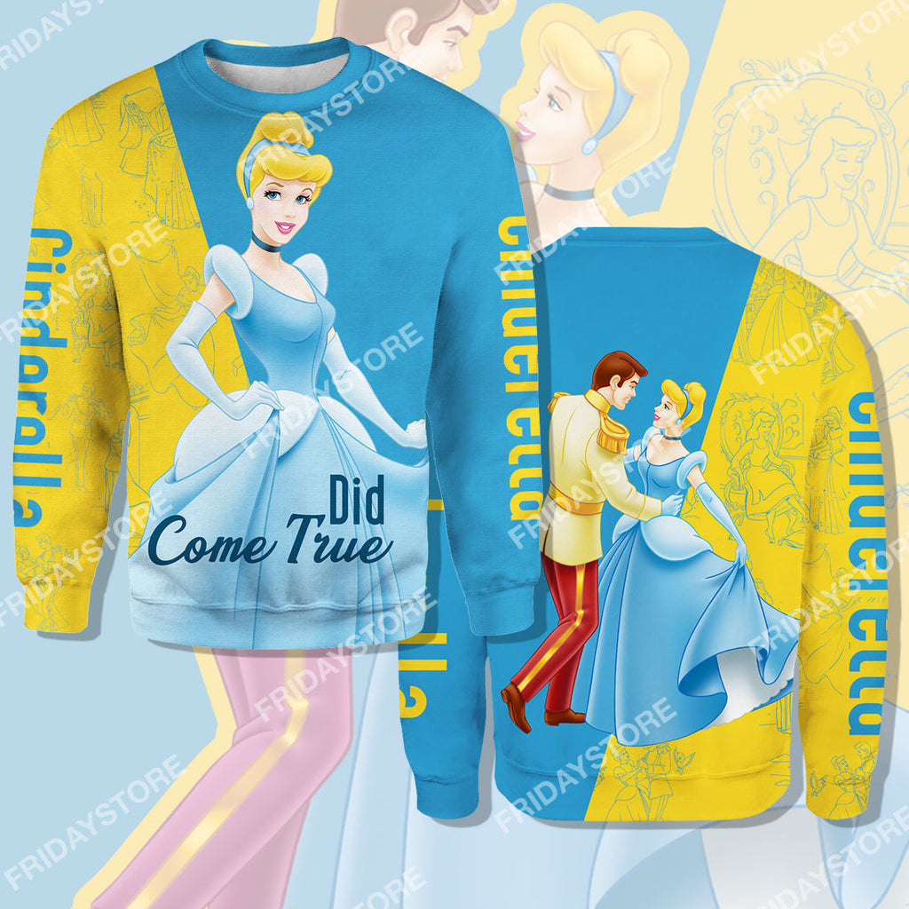  DN Cinderella T-shirt Did Come True Cinderella Couple T-shirt Amazing DN Cinderella Hoodie Sweater Tank