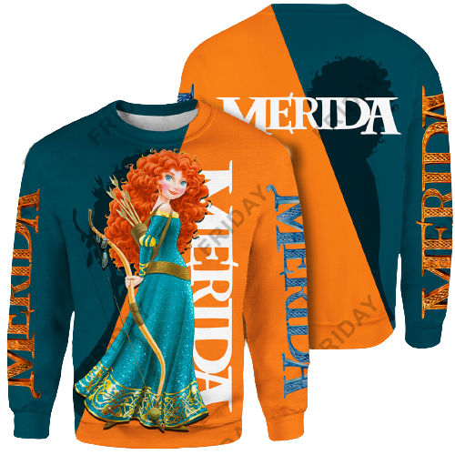 Brave T-shirt Merida Brave Red Hair Princess T-shirt DN Hoodie Sweater Tank