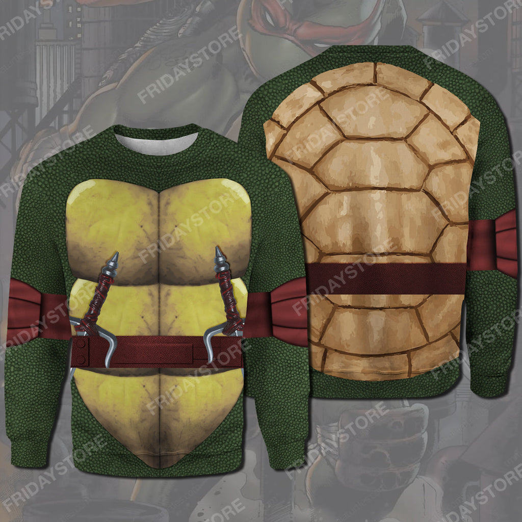  TMNT Hoodie Raphael Ninja Turtles Costume T-shirt TMNT Shirt Sweater Tank Cool TMNT Cosplay Costume Apparel 2023