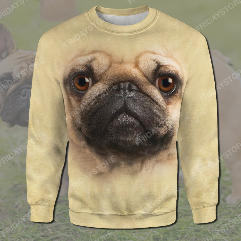 Gifury Dog T-shirt French Bulldog All Over Print 3D T-shirt French Bulldog Dog Graphic Shirt Dog Hoodie Sweater Tank 2023