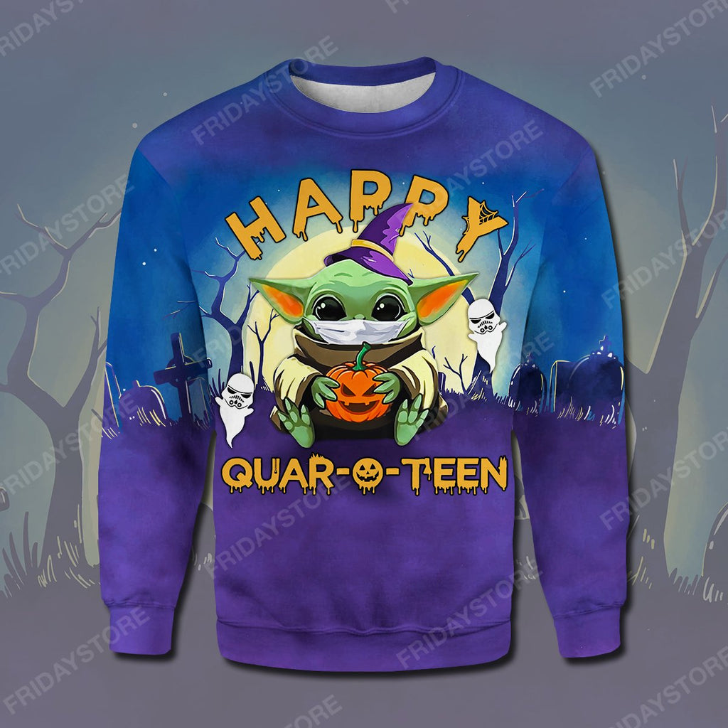 SW Happy Quaroteen All Over Print Hoodie T-shirt