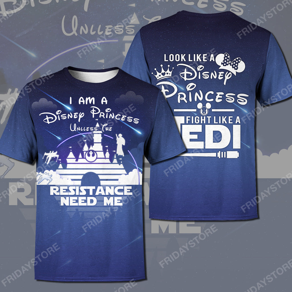  SW DN T-shirt I'm A DN Princess Unless The Resistance Needs Me T-shirt High Quality SW DN Hoodie Sweater Tank 2025