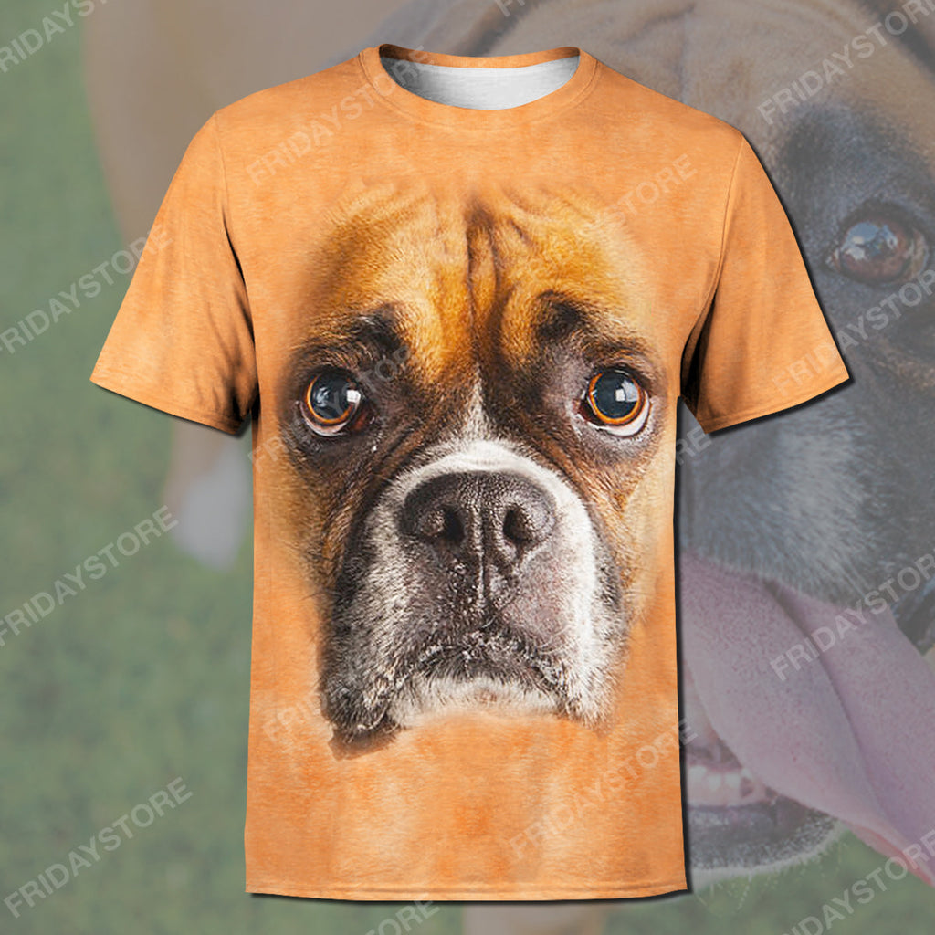 Gifury Dog T-shirt Boxer All Over Print 3D  T-shirt Boxer Dog Graphic Shirt Dog Hoodie Sweater Tank 2025