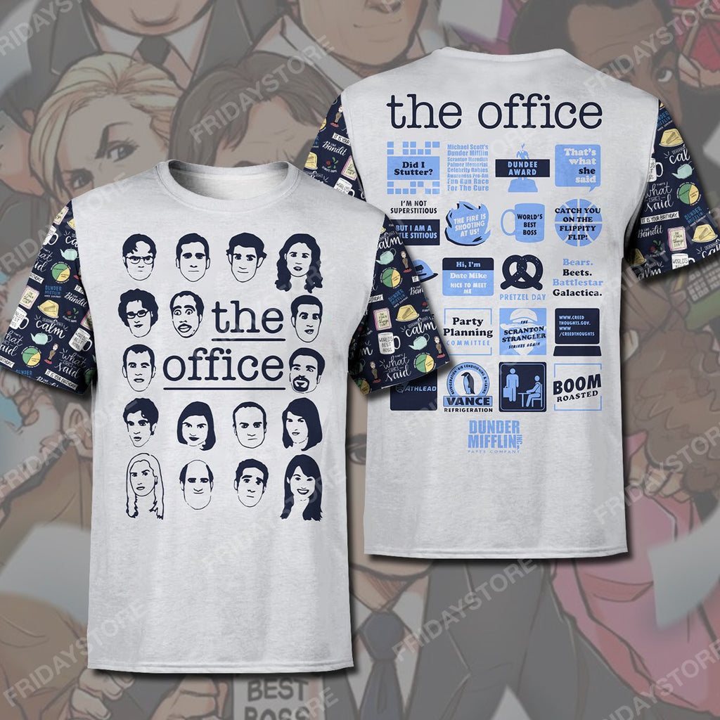 Funny The Office All Over Print Hoodie T-shirt