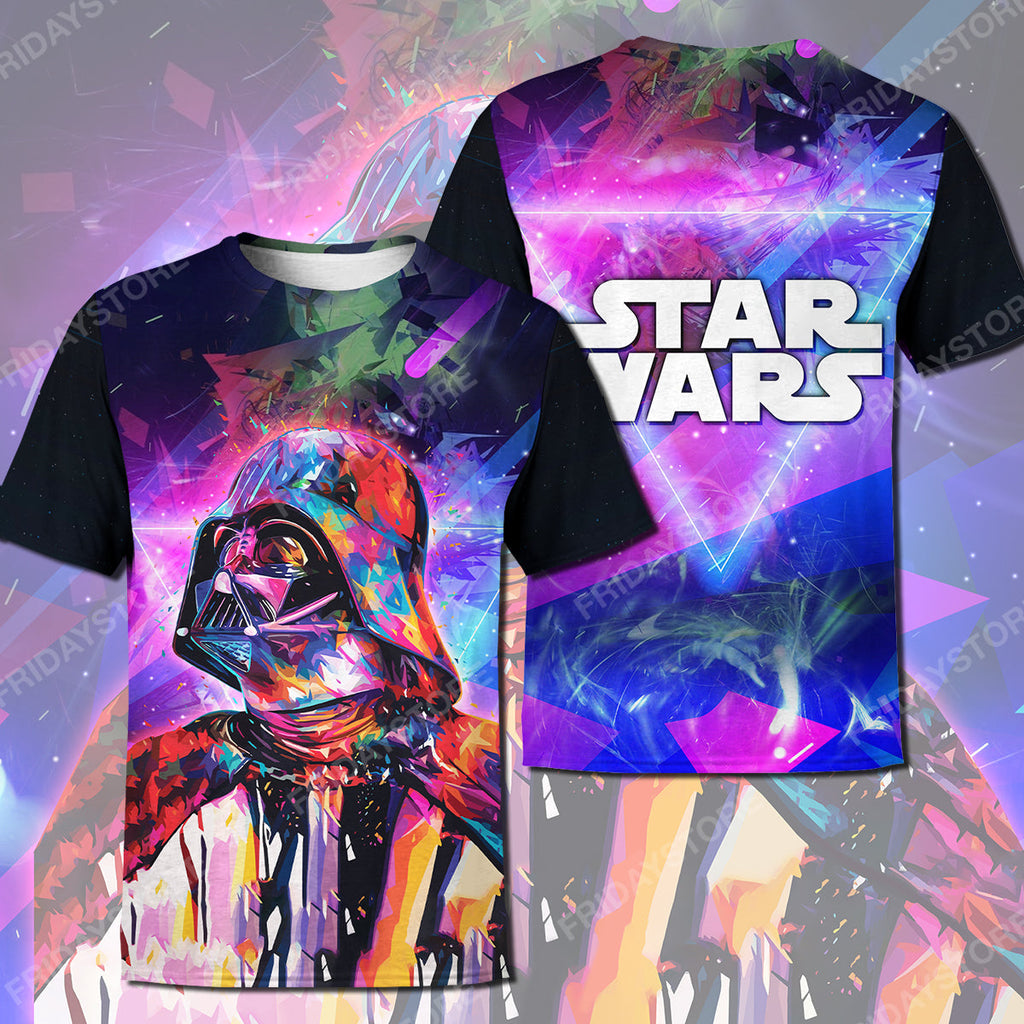  SW T-shirt SW Darth Vader Colorful T-shirt Cool High Quality SW Hoodie Sweater Tank 2025