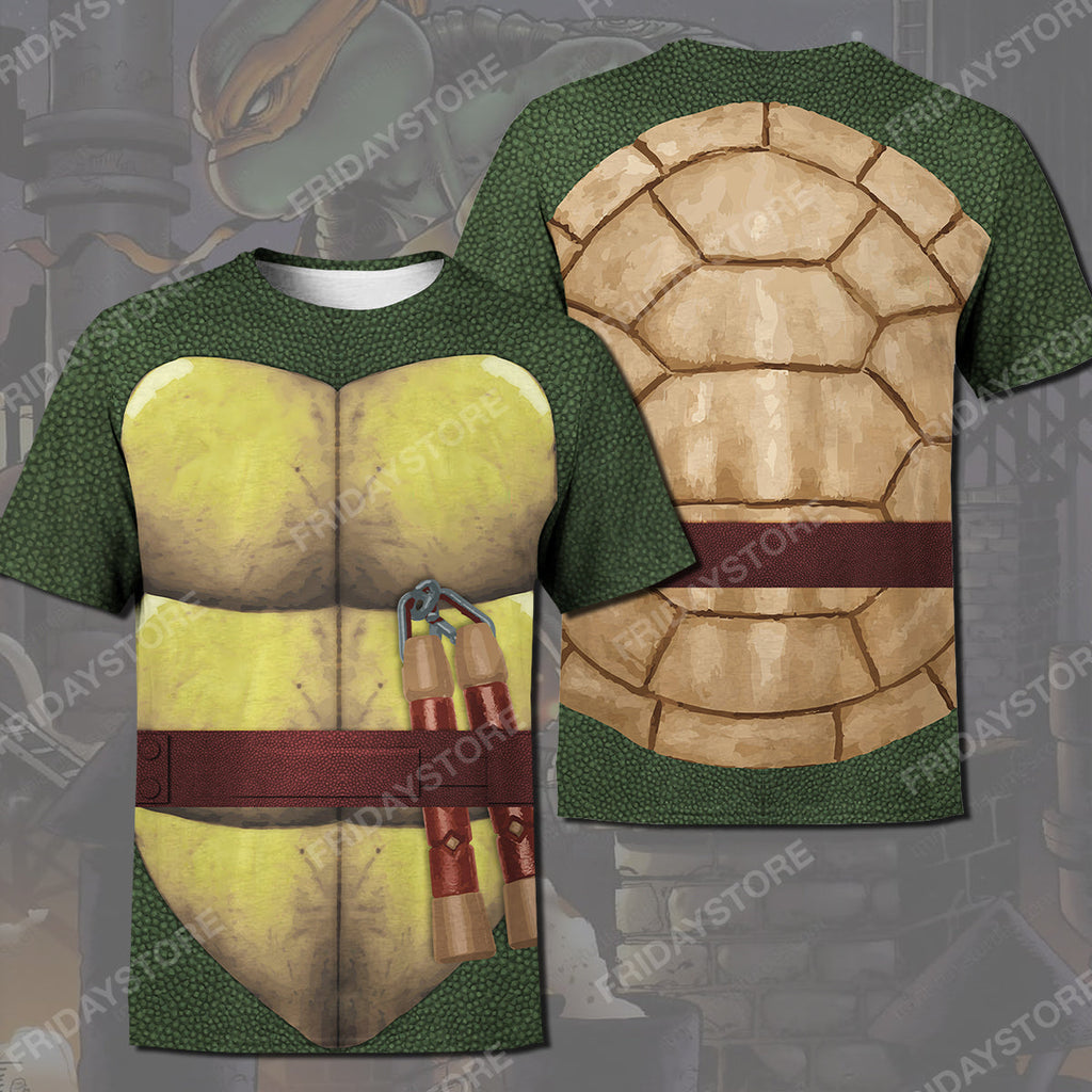  TMNT Hoodie Michael Ninja Turtles Costume T-shirt TMNT Shirt Sweater Tank Cool TMNT Cosplay Costume Apparel 2025