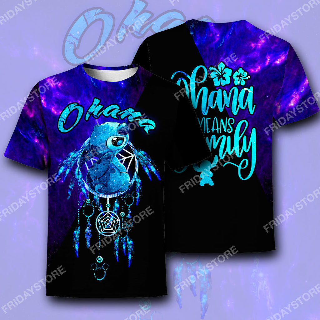  LAS T-shirt Ohana Means Family Dreamcatcher T-shirt Amazing DN Stitch Hoodie Sweater Tank