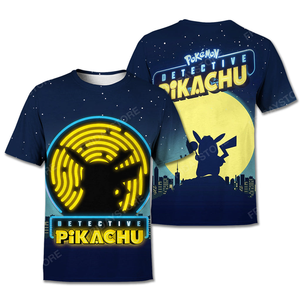 Pokemon T-Shirt Detective Pikachu Pokemon Night Hoodie Pokemon Hoodie