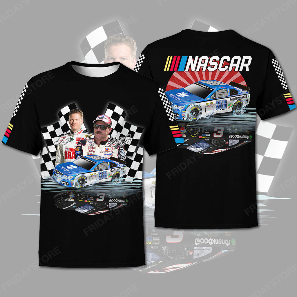  Nascar Hoodie Shirt DEJ Nascar Black T-shirt Nascar Shirt Apparel 2023