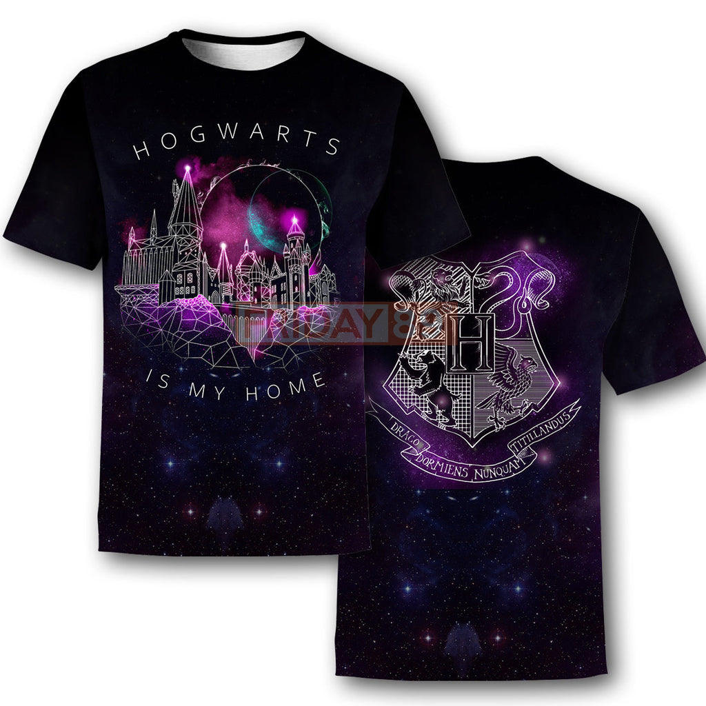  HP T-shirt HW Is My Home Geometric School of Witchcraft and Wizardry 3D Print T-shirt Cool HP Hoodie Sweater Tank 2026