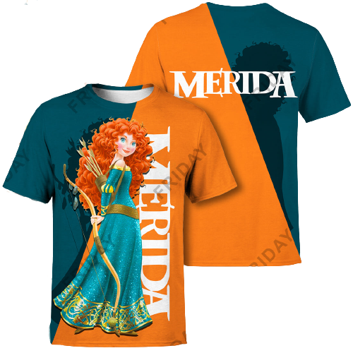 Brave T-shirt Merida Brave Red Hair Princess T-shirt DN Hoodie Sweater Tank