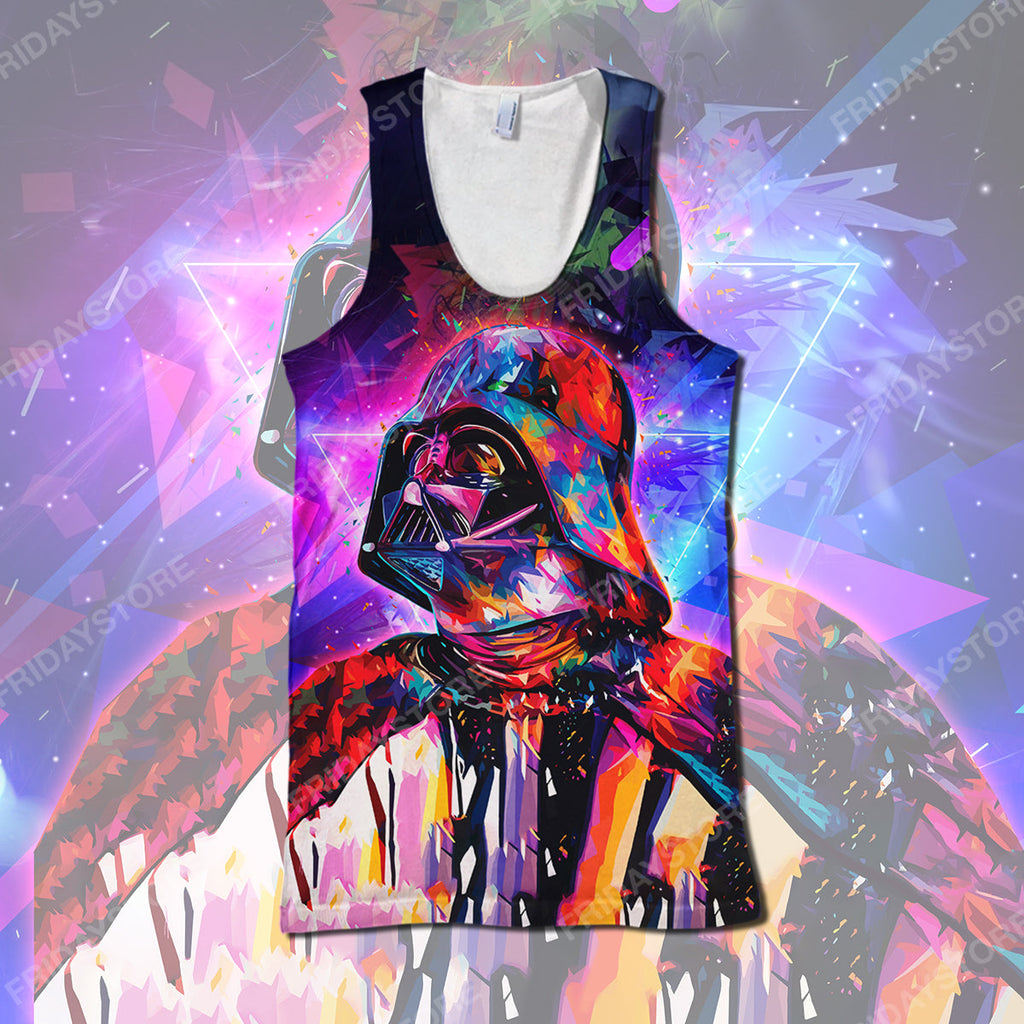  SW T-shirt SW Darth Vader Colorful T-shirt Cool High Quality SW Hoodie Sweater Tank 2024