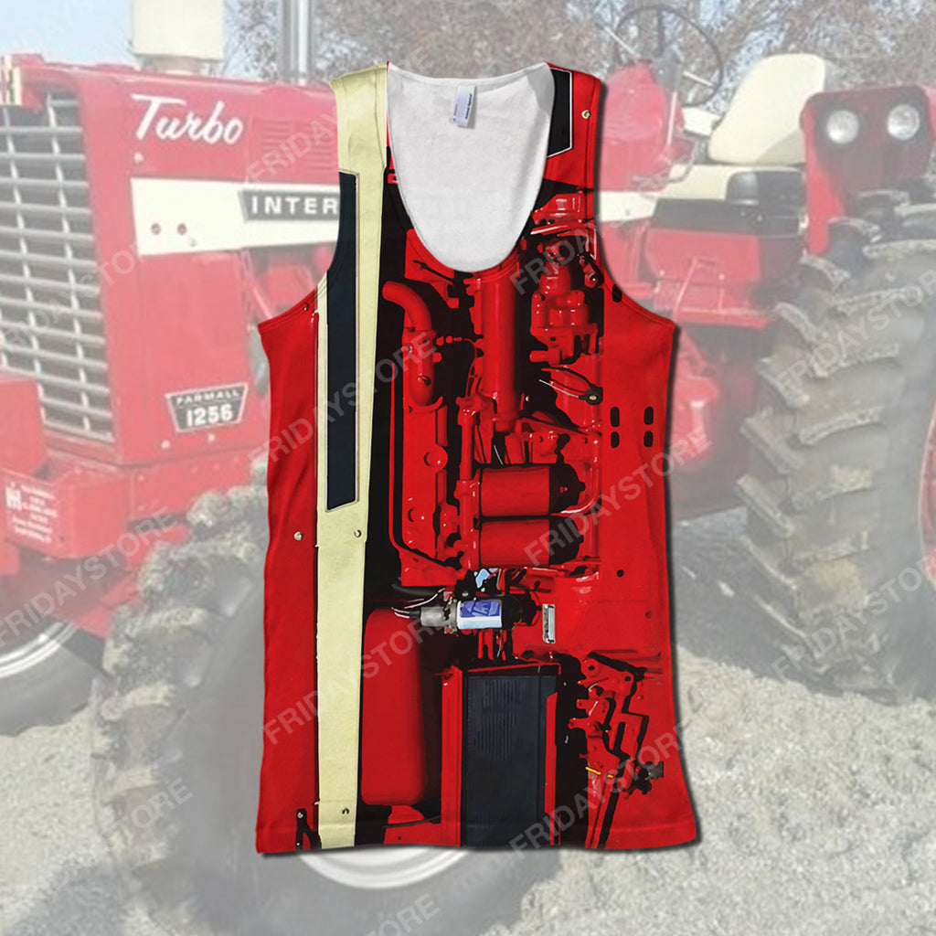 Gifury Farmer Hoodie Farm Case Ih Tractor Costume T-shirt Amazing High Quality Farmer Shirt Sweater Tank 2024