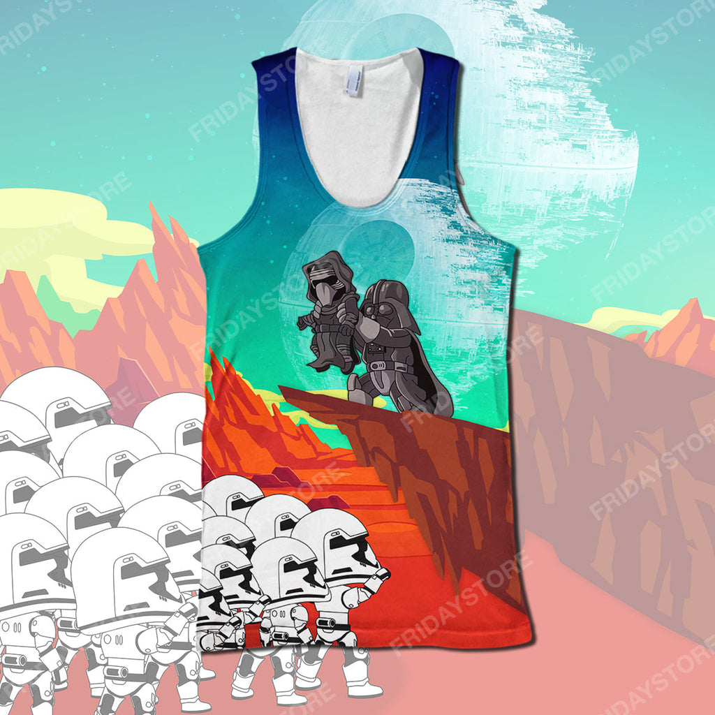  SW T-shirt SW Holding Up Kylo Ren T-shirt High Quality SW Hoodie Sweater Tank 2024