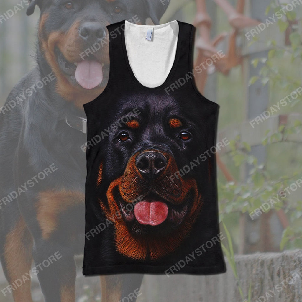 Gifury Dog Hoodie Rottweiler All Over Print 3D T-shirt Rottweiler Dog Graphic Shirt Dog Hoodie Sweater Tank 2024