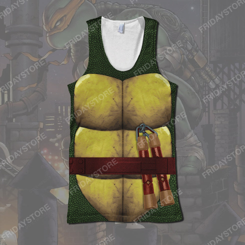  TMNT Hoodie Michael Ninja Turtles Costume T-shirt TMNT Shirt Sweater Tank Cool TMNT Cosplay Costume Apparel 2024