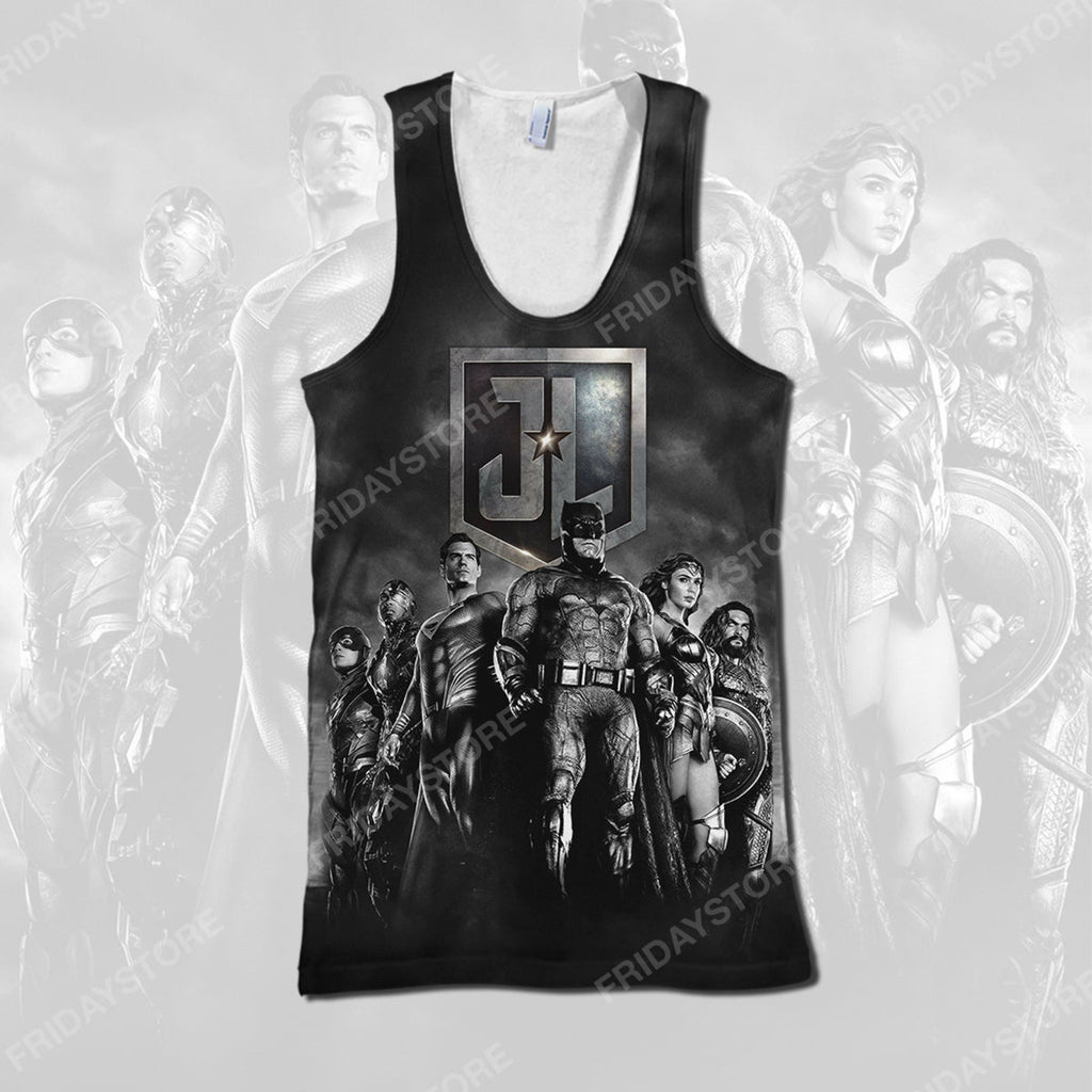 DC Hoodie JL You Cant Save The World Alone Shirt Cool High Quality DC Shirt Sweater Tank