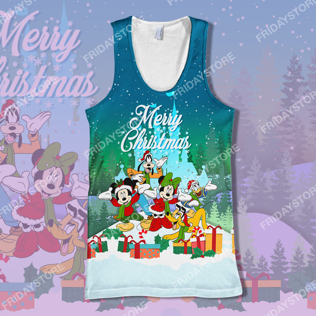  DN T-shirt Play Together Merry Christmas T-shirt Cute Amazing DN MK Mouse Hoodie  