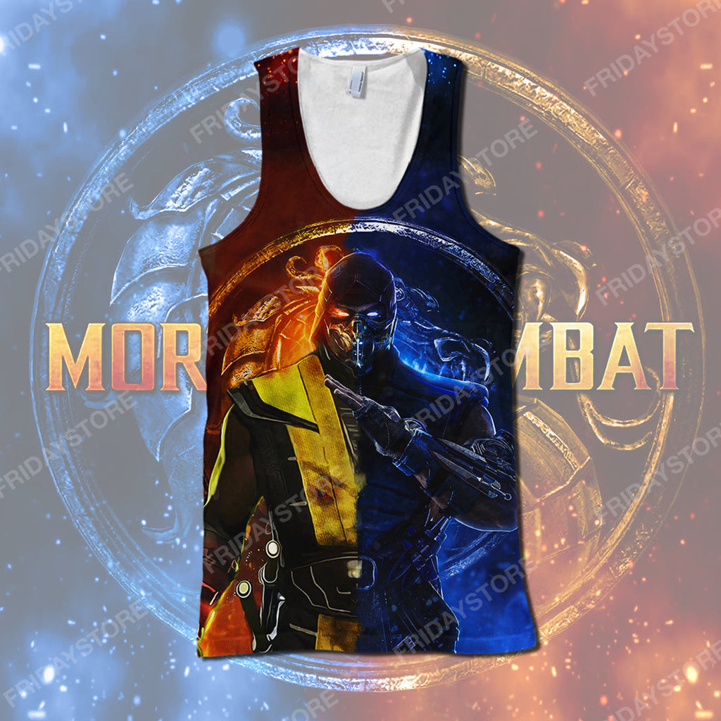  Mortal Combat Hoodie Scorpion Motarl Game T-shirt Cool Amazing Mortal Combat Shirt Sweater Tank 2024