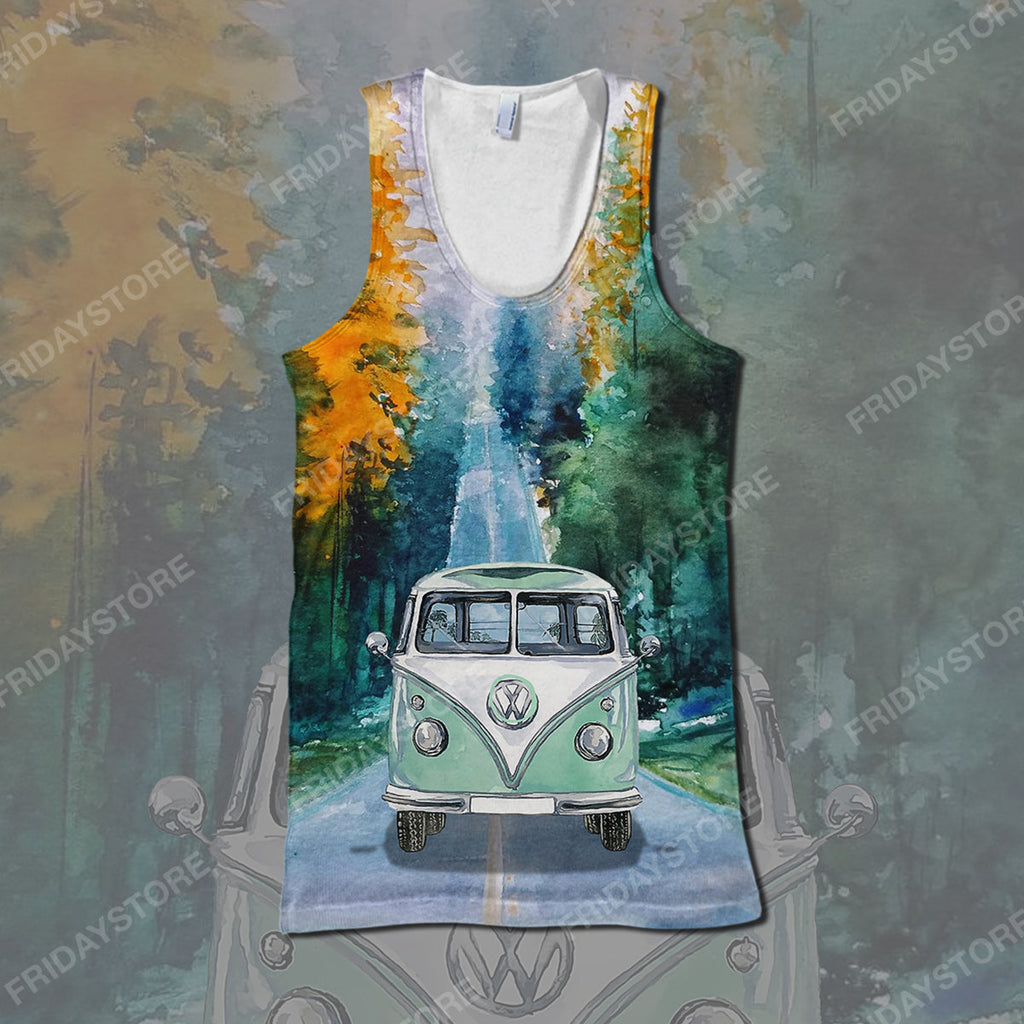 Hippie T-shirt And Into The Forest I Go Camping T-shirt Hoodie Adult Full Print