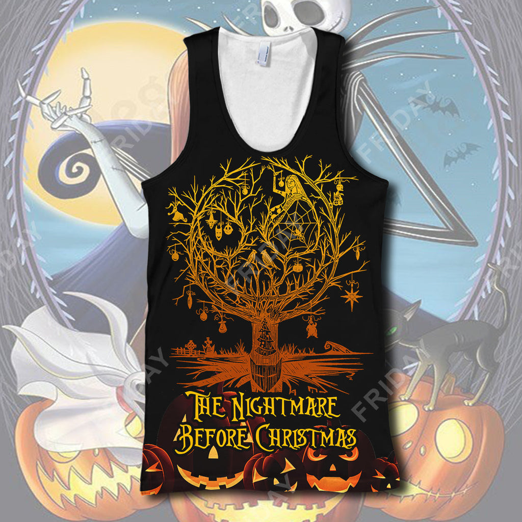  TNBC T-shirt Nightmare Halloween Tree Love T-shirt Cool Amazing  DN TNBC Hoodie Sweater Tank 2024